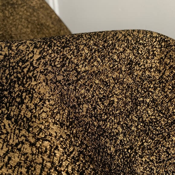 DVF Hadlie Two Gold/Black Mini Dress - Picture 3 of 8